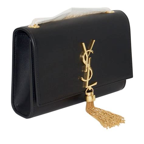 grey ysl purse|ysl black purse with tassel.